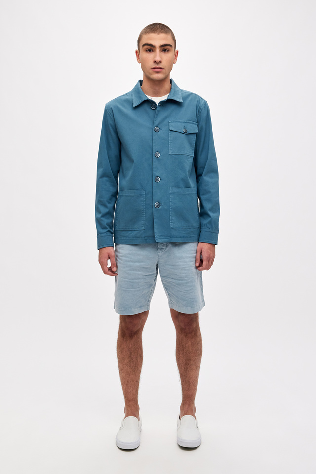 Overshirt με Μπροστινές Τσέπες