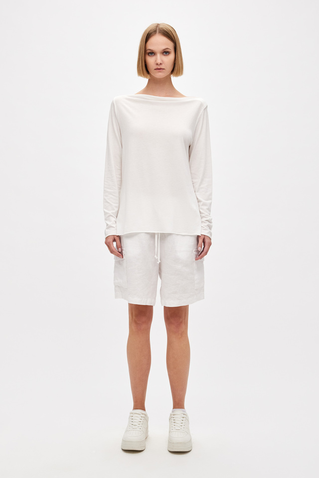 Boatneck Longsleeve Top