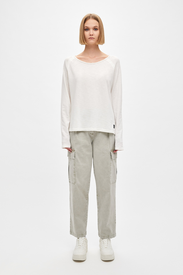 Παντελόνι σε Κανονική Γραμμή με Τσέπες Cargo