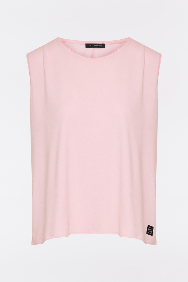 T-shirt in Regular Line with Open Neckline