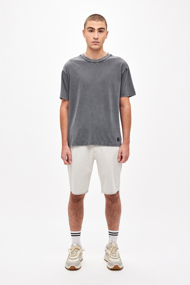 Βαμβακερό T-shirt με Διακοσμητικά Γαζιά