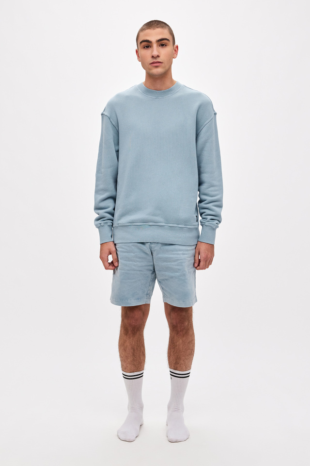 Crewneck in Regular Fit with  Stitches