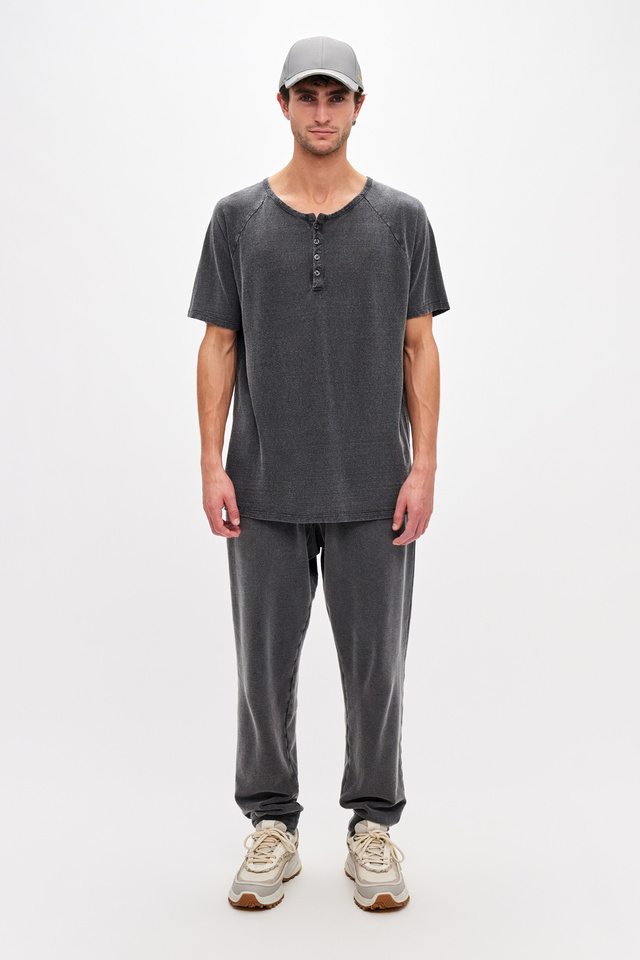 T-Shirt With Button Placket