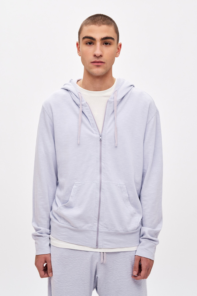 Cotton Hooded Cardigan