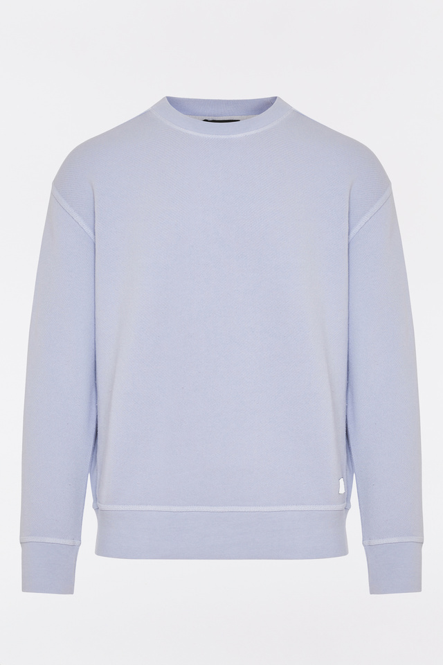 Crewneck in Regular Fit with  Stitches