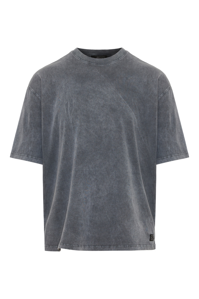 100% Cotton T-shirt in Loose Line