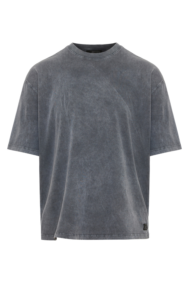 100% Cotton T-shirt in Loose Line