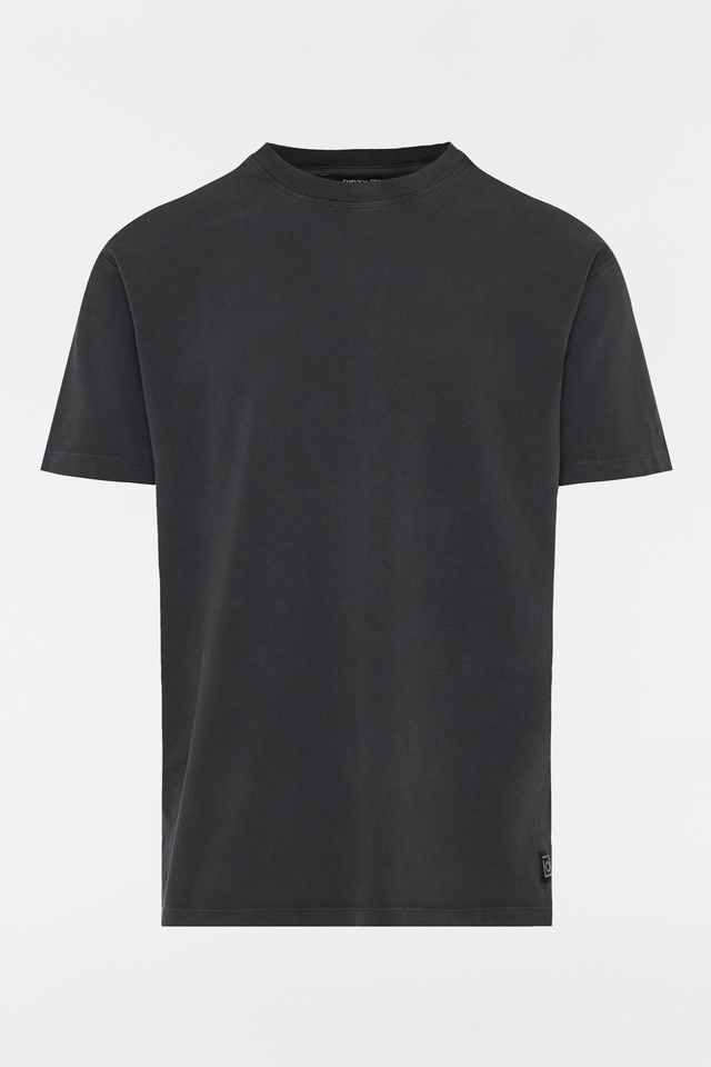 Cotton T-shirt with Decorative Stitches