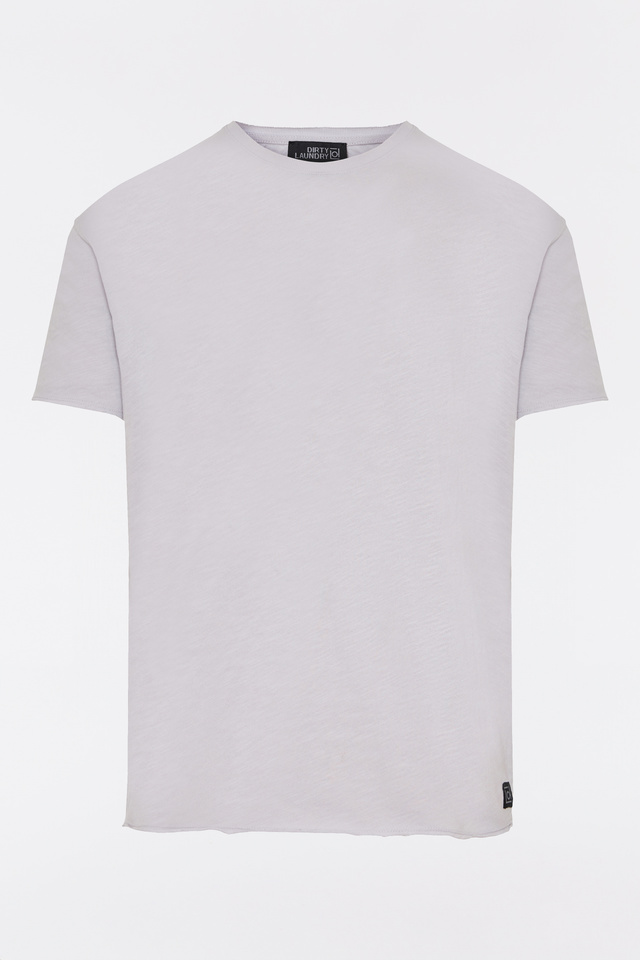 T-shirt with Raw Cut Details