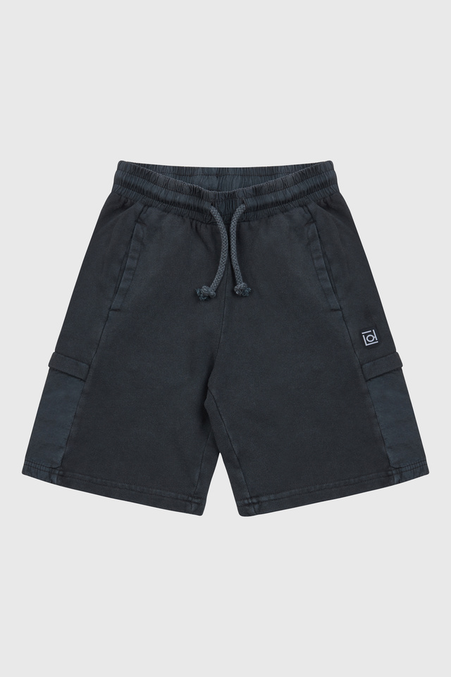 Kids' Cotton Bermuda made of Fabric Combination