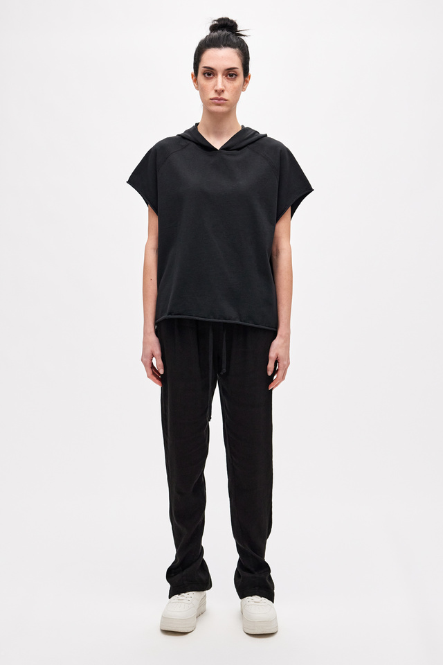 Trousers in Regular Line with Front Openings