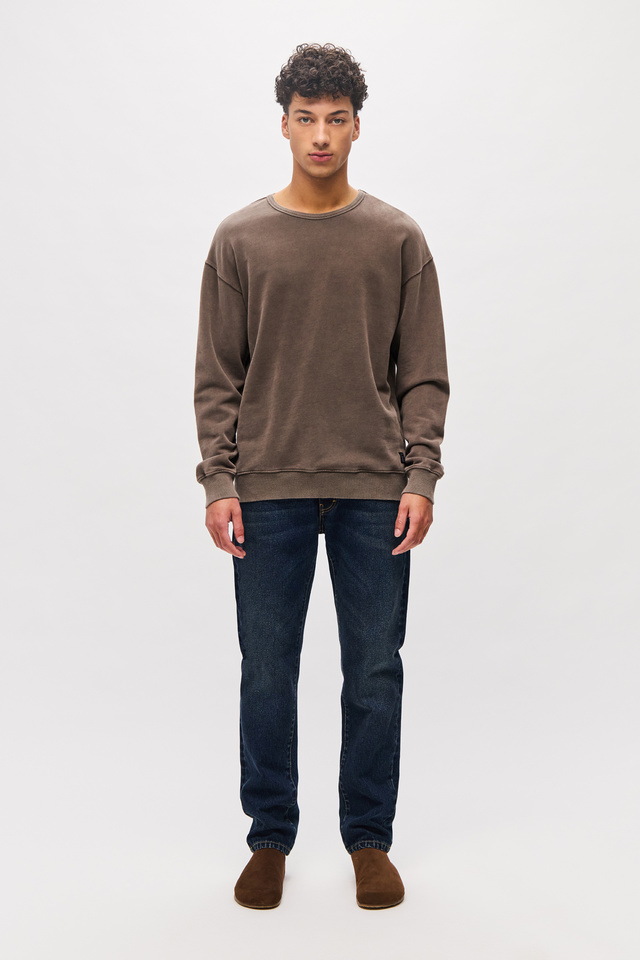 Crewneck with Round Cut Neckline