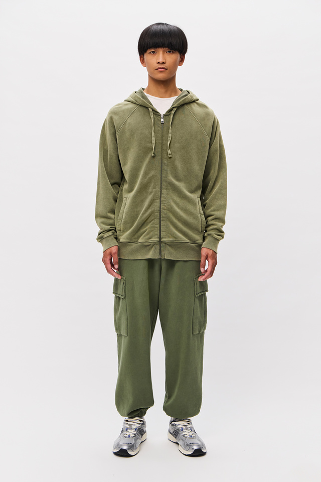 Full Zip In Regular Fit With Raglan Sleeves