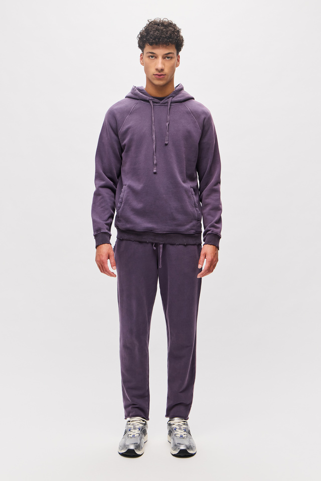 Hoodie με Ακατέργαστες Λεπτομέρειες