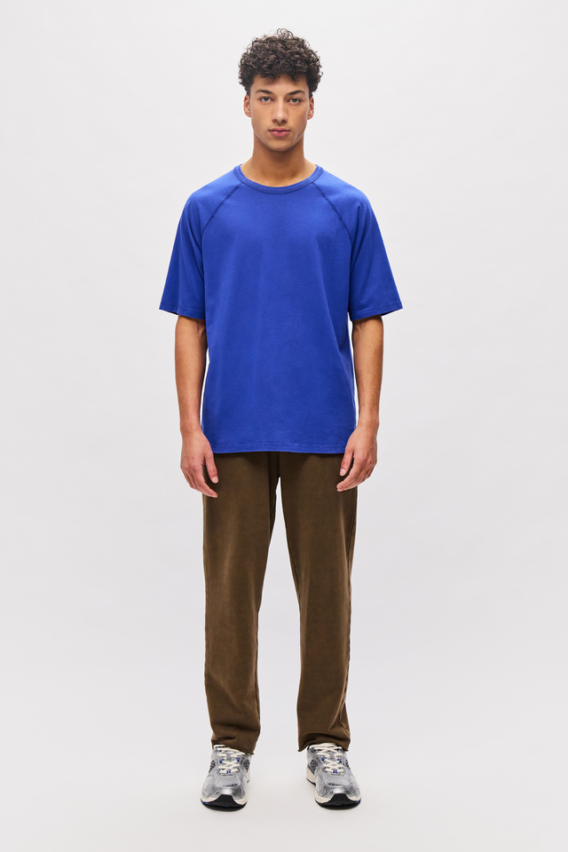 Sweatpants with Raw Edges