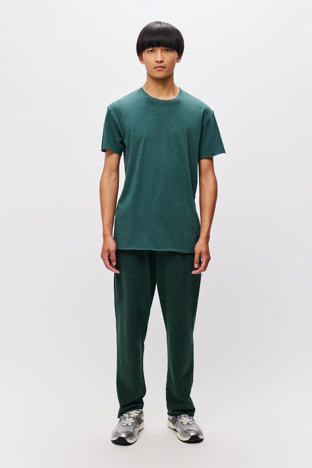 Sweatpants with Raw Edges