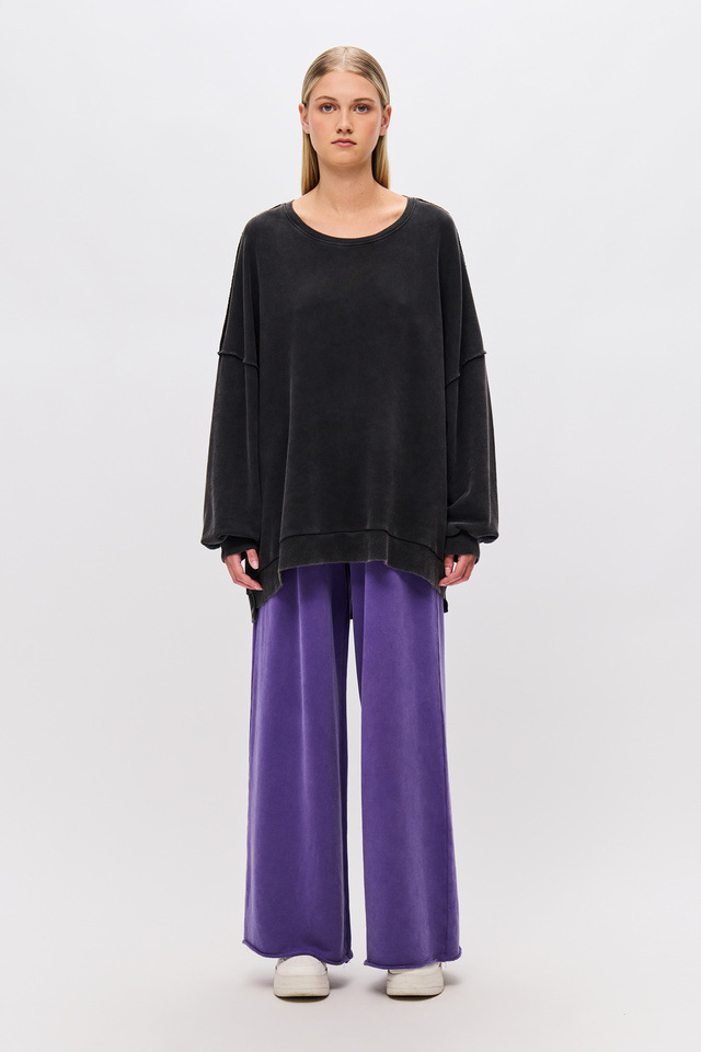 Oversized Asymmetric Crewneck