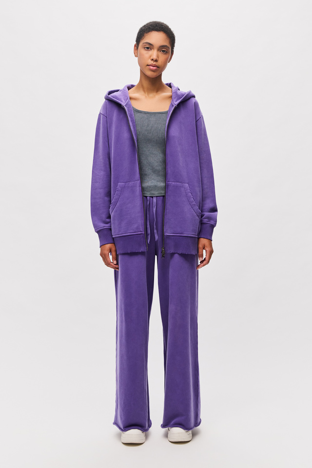 Oversized Full Zip with Damages