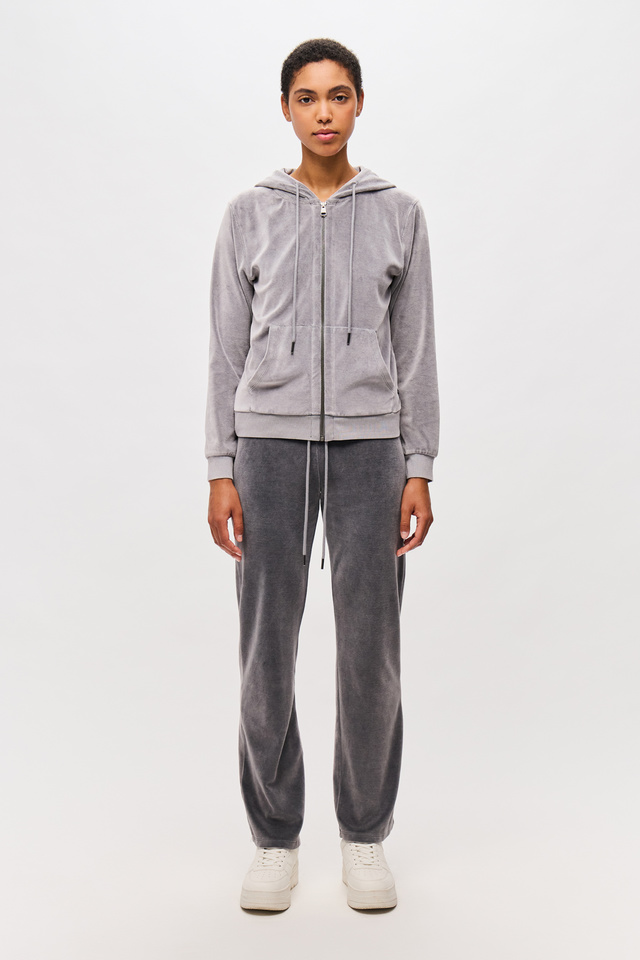Full Zip Velours in Regular Line