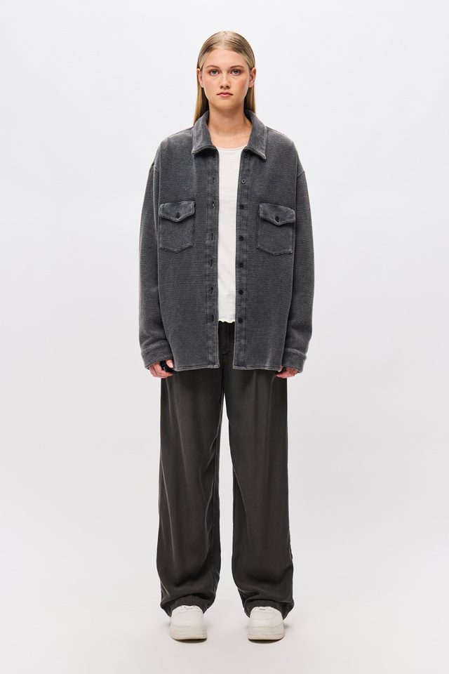 Oversized Waffle Shirt