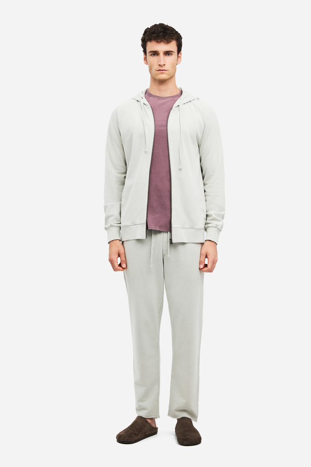 Sweatpants with Raw Edges