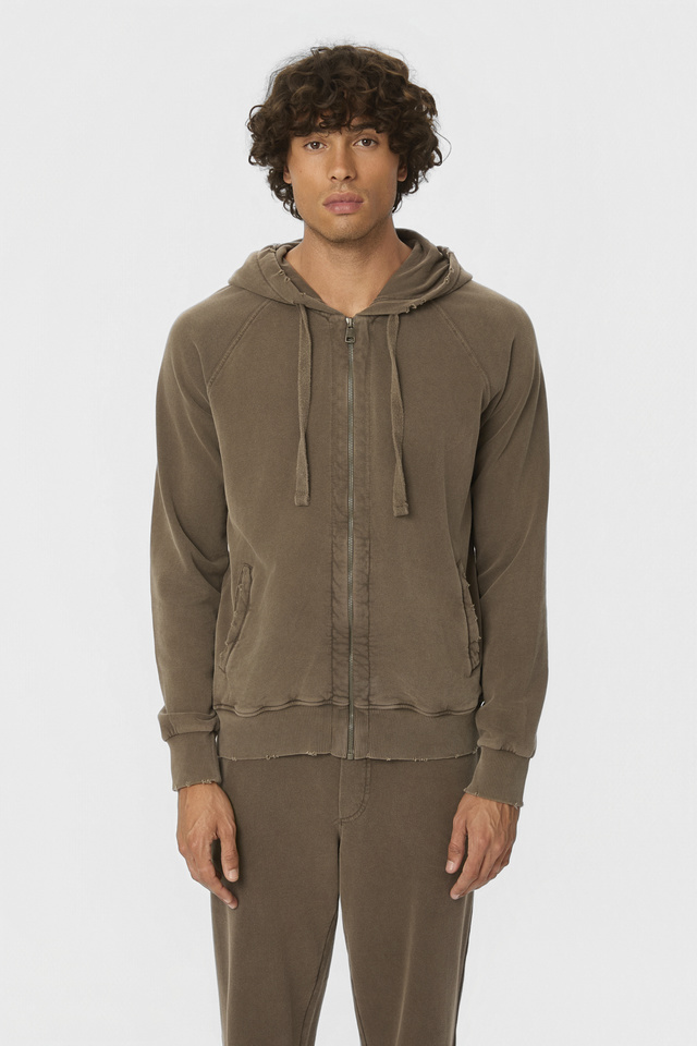 Full Zip In Regular Fit With Raglan Sleeves