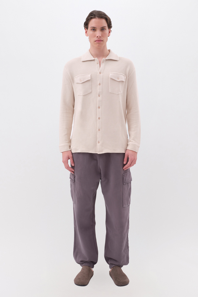 Oversized Waffle Shirt