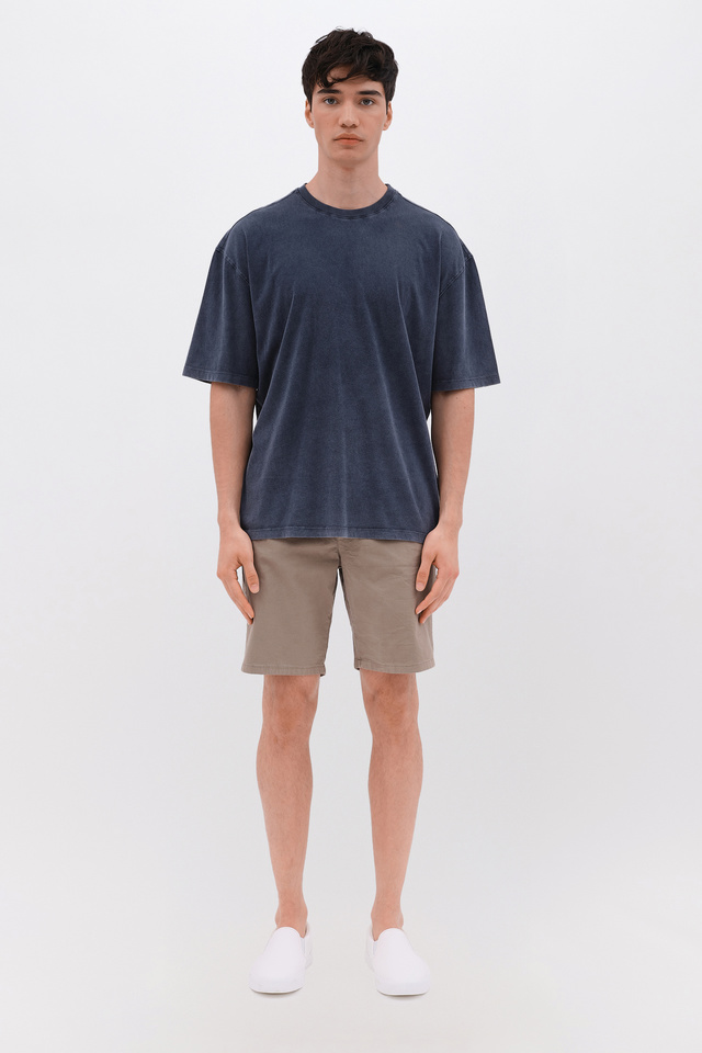 Oversized T-shirt with Dropped Shoulders