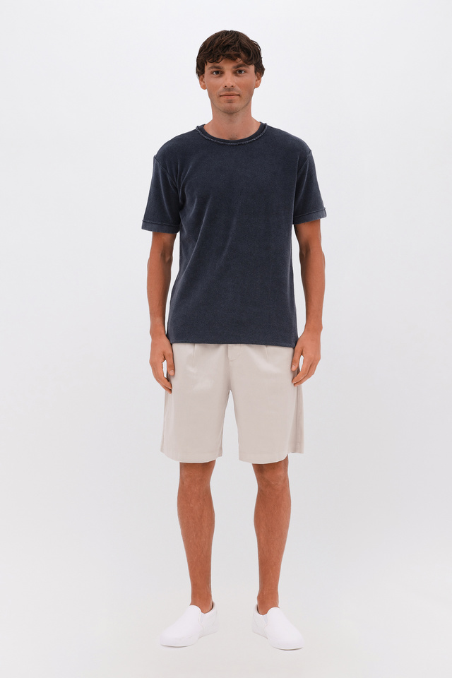 Oversized T-Shirt with Round Cut Neckline