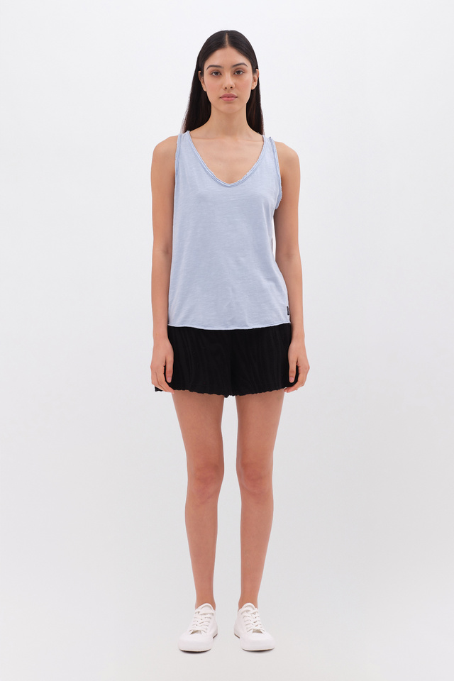Tank Top with V Neckline