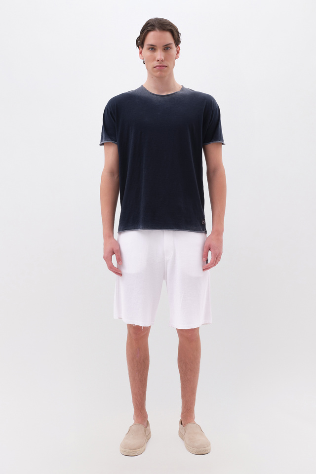 Waffle Sweatbermuda in Regular Fit