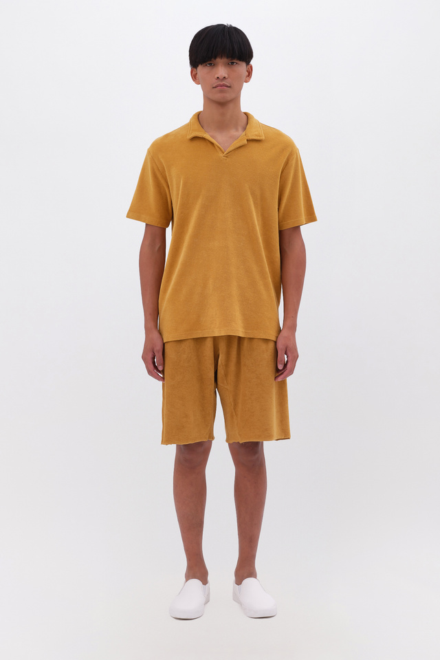 Terry Towel Sweatbermuda in Relaxed Fit