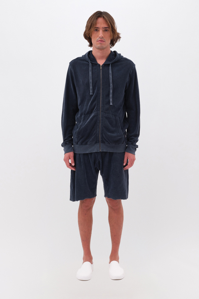 Terry Towel Full Zip in Regular Fit
