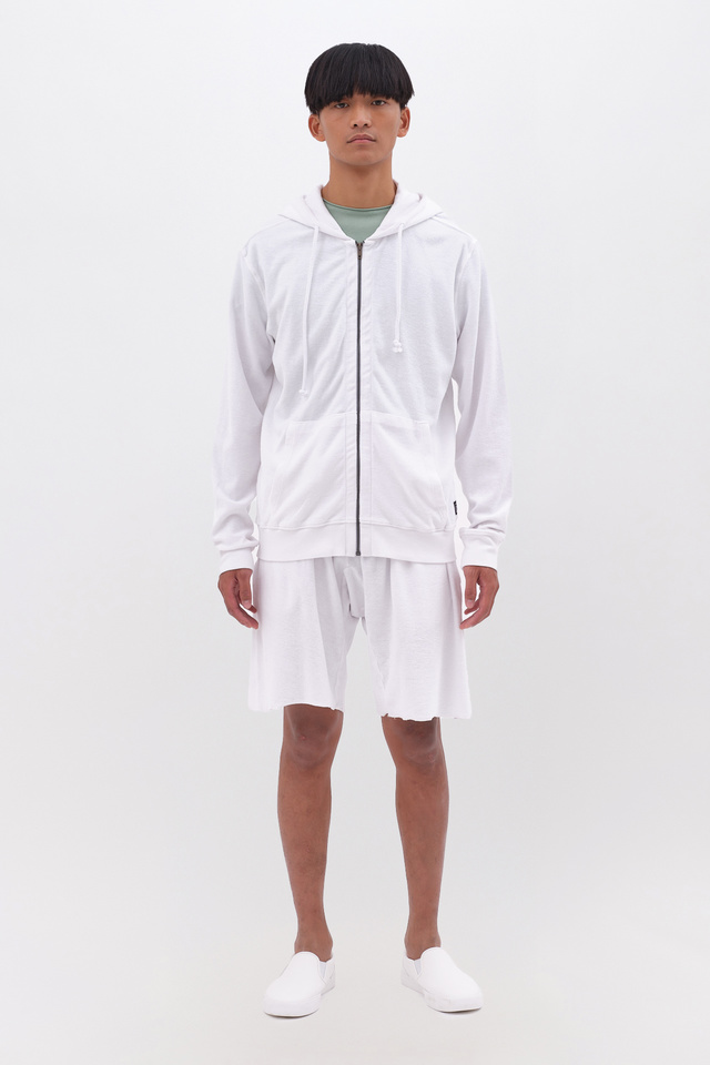 Terry Towel Full Zip in Regular Fit