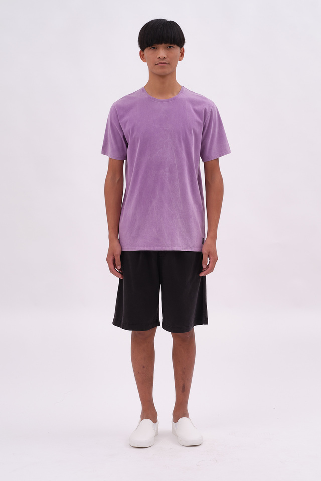 Τ-shirt με Στρογγυλή Λαιμόκοψη σε Κανονική Γραμμή