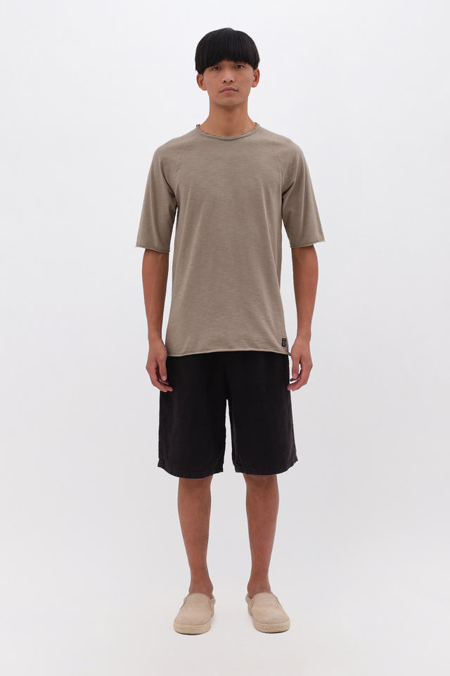 T-Shirt με Ρεγκλάν Μανίκια