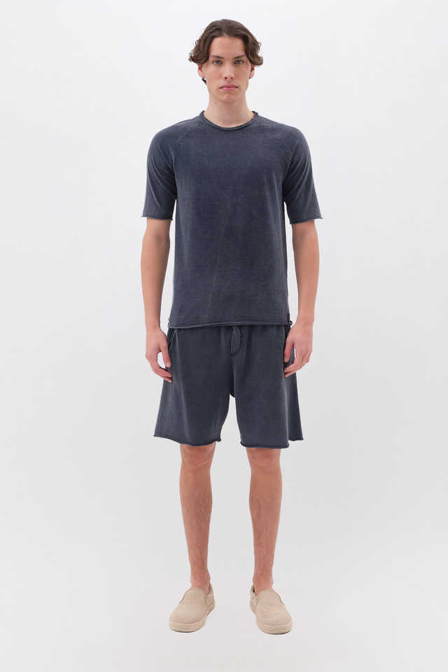 T-Shirt με Ρεγκλάν Μανίκια
