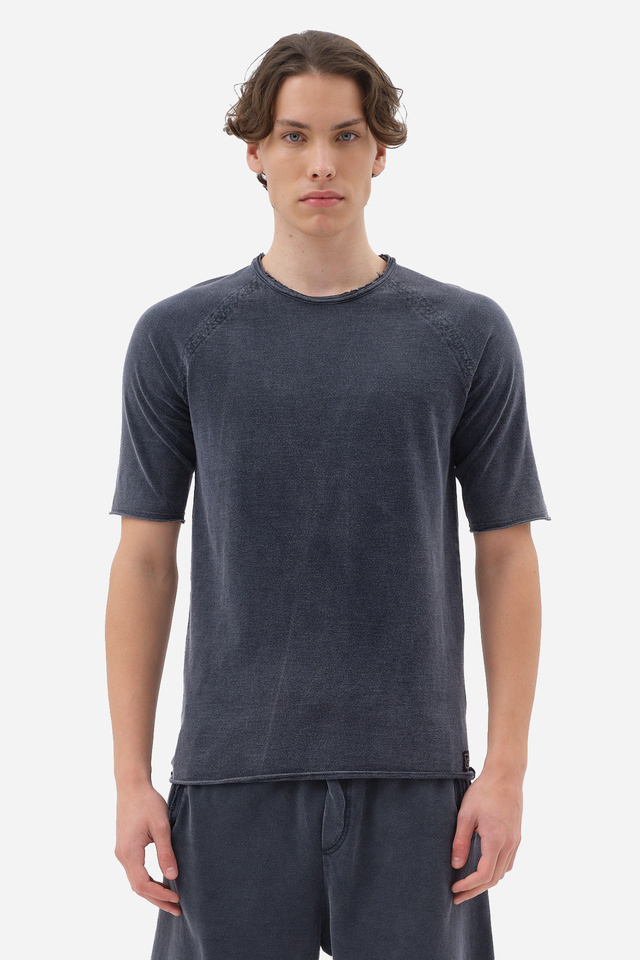 T-Shirt με Ρεγκλάν Μανίκια