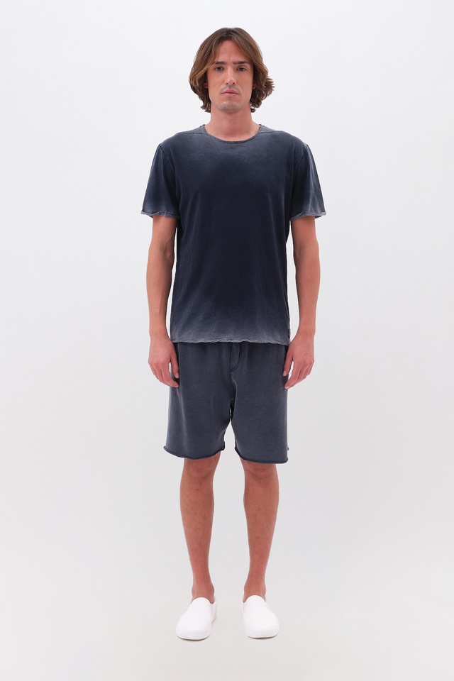 T-Shirt with Round Cut Neckline