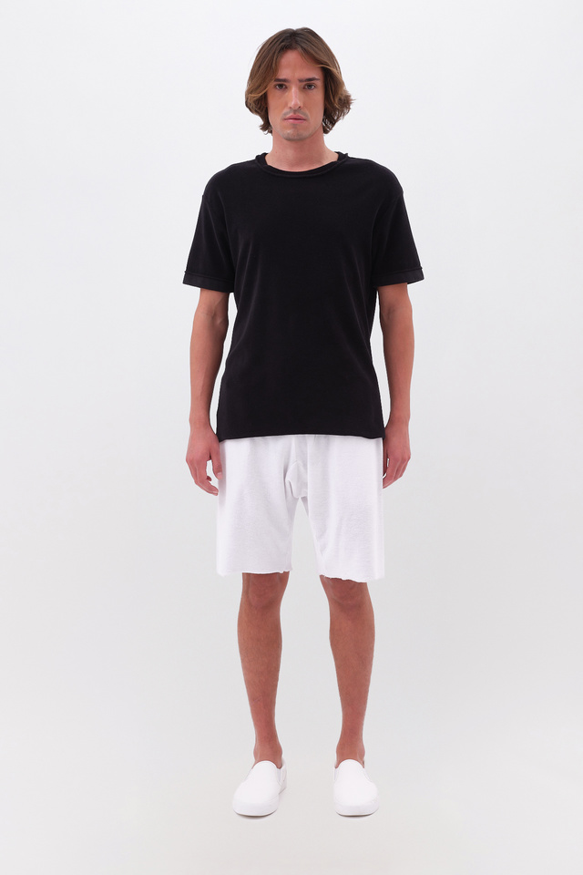 Oversized T-Shirt με Στρογγυλή Λαιμόκοψη