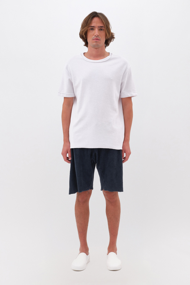Oversized T-Shirt with Round Cut Neckline