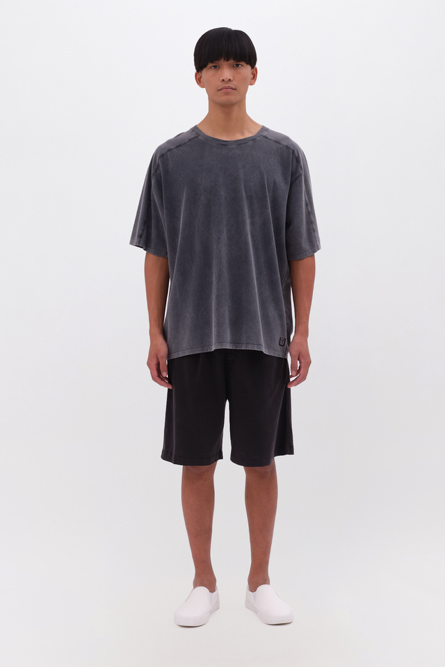 Oversized T-Shirt with Round Cut Neckline