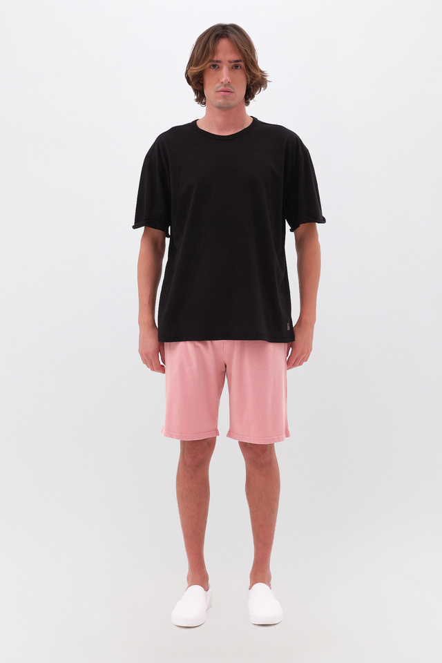 Oversized T-Shirt with Sleeve Stitches