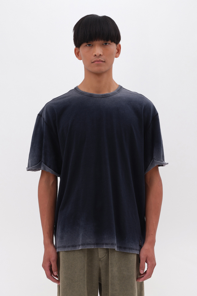 Oversized T-shirt με Λεπτομέρειες στα Μανίκια