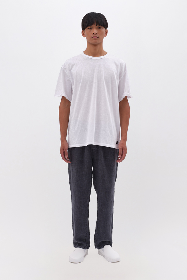 Oversized T-shirt με Λεπτομέρειες στα Μανίκια