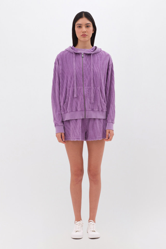 Jacquard Terry Towel Full Zip