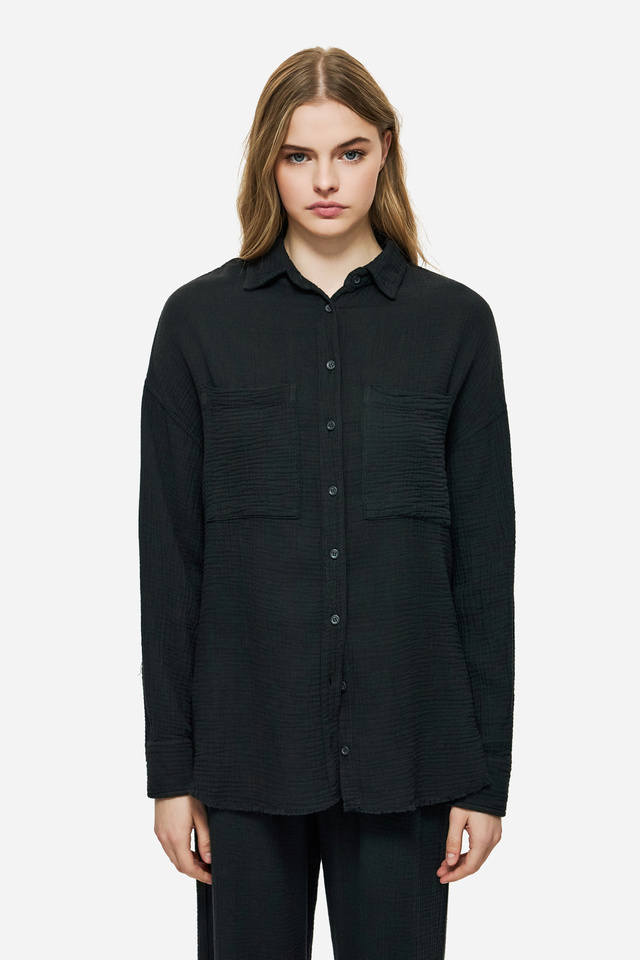 Πουκάμισο με Ακατέργαστες Λεπτομέρειες