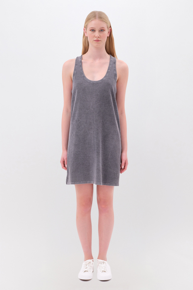 Sleeveless Waffle Dress