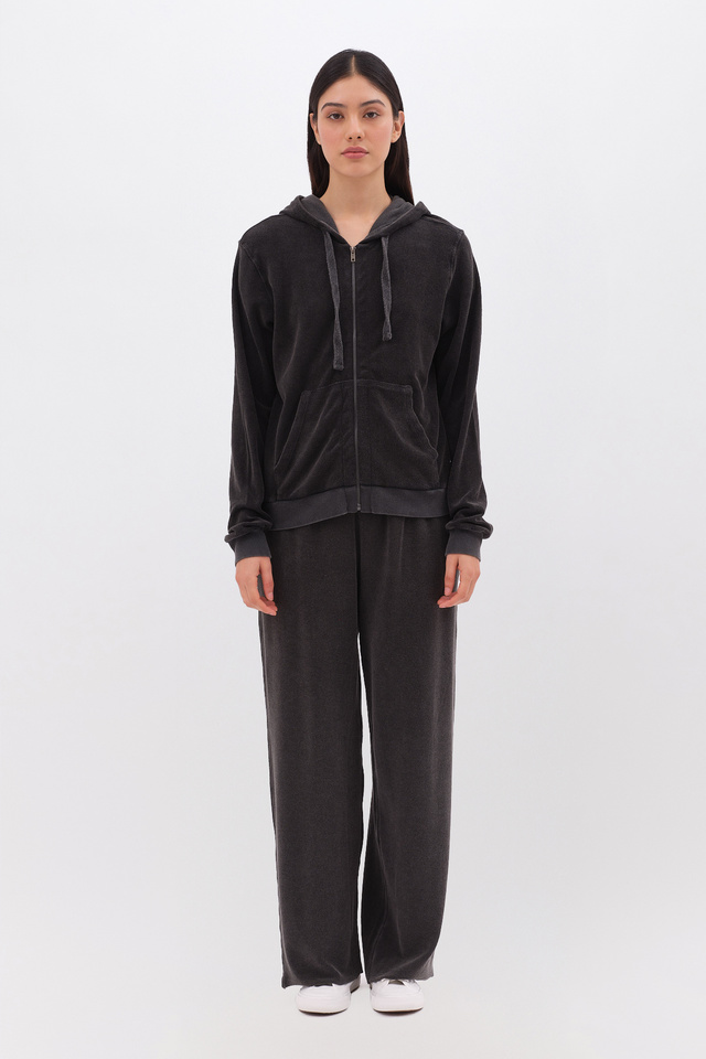 Terry Towel Full Zip in Regular Fit