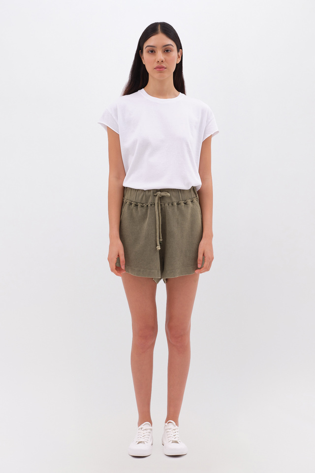 Waffle Bermuda in Regular Fit
